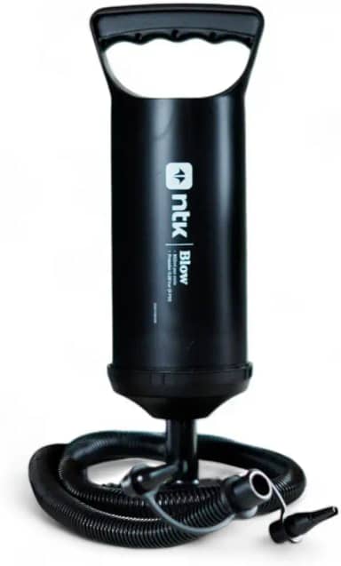 NTK, Inflador Bomba de Ar Manual para Infláveis com 3 Bicos 4PSI - Preto