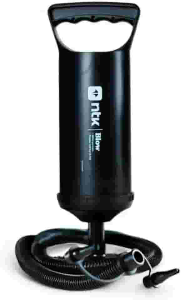 NTK, Inflador Bomba de Ar Manual para Infláveis com 3 Bicos 4PSI - Preto