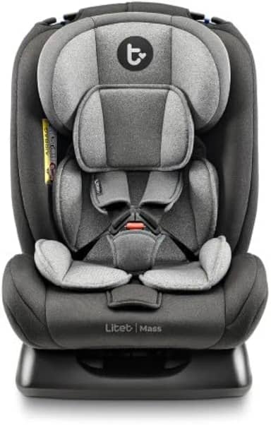 Cadeira Para Auto 0-36 Kg Litet Mass Preta e Cinza - BB458