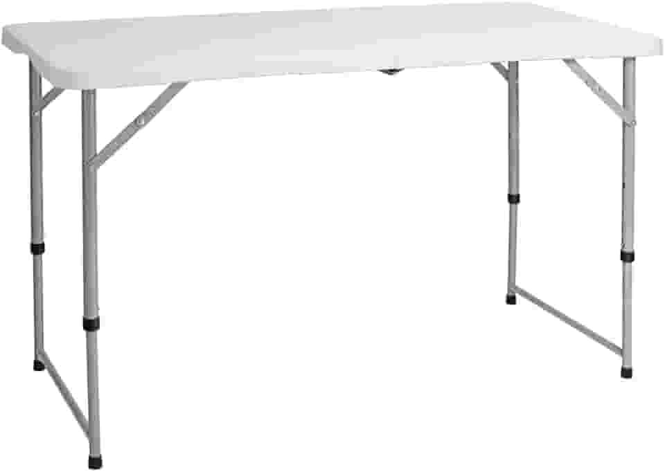 Mesa Dobrável Vira Maleta Camping 122x60cm Aço 4 Pessoas, Alira Home