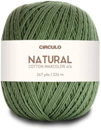 Barbante Círculo Nº 6 Barroco Maxcolor - 226m - 200g - Militar 5718