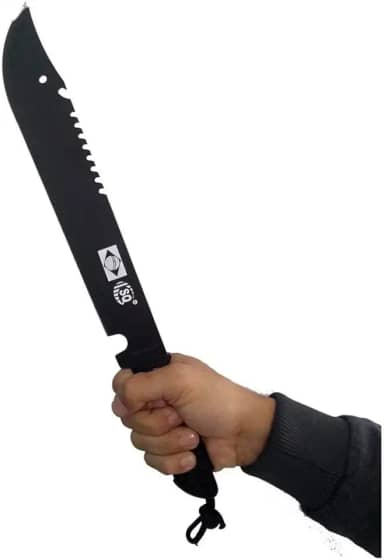 Facão Militar Tático Camping Caça Pesca Corta Mato Rambo Sq
