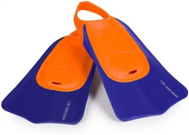 Nadadeira Mormaii Storm Borracha Termoplástica Unissex Laranja e Azul