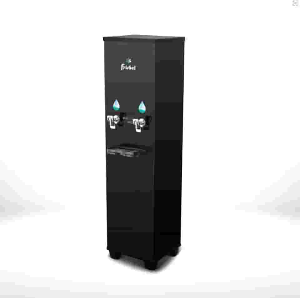 Bebedouro Industrial de Coluna 2T Gelada 25 Litros 220V Office Black Frisbel