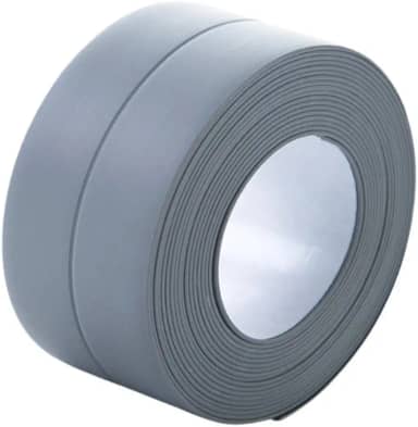 Fita Antiderrapante para Banheiro - Adesivo PVC Multiuso, Vedação Impermeável à Prova D'Água(Cinza)