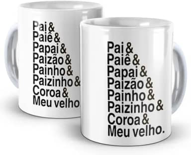 Genérico, Caneca Presente Para O Dia Dos Pais Meu Pai Meu Heroi