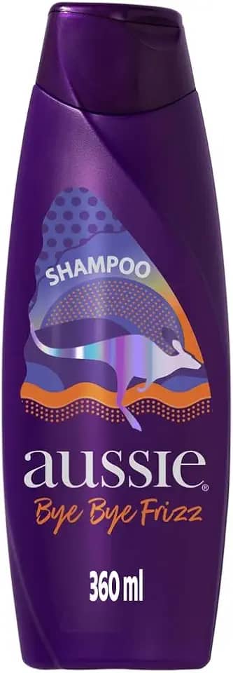 Aussie Bye Bye Frizz Óleo de Jojoba e Babosa Australiana Shampoo 360 ml