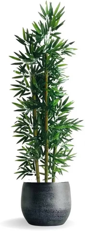 Bambuzinho Bambu Da Sorte 2 metros Haste Planta ArtificialDecorações modernas para a sala de estar, o escritório ou o jardim