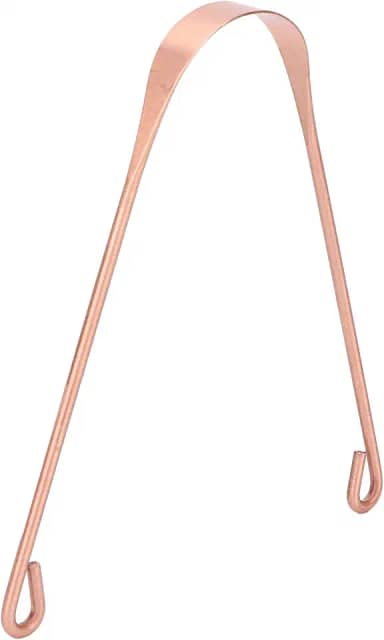 Limpador de língua, raspador de língua de cobre puro e remoção de mau hálito para uso diário