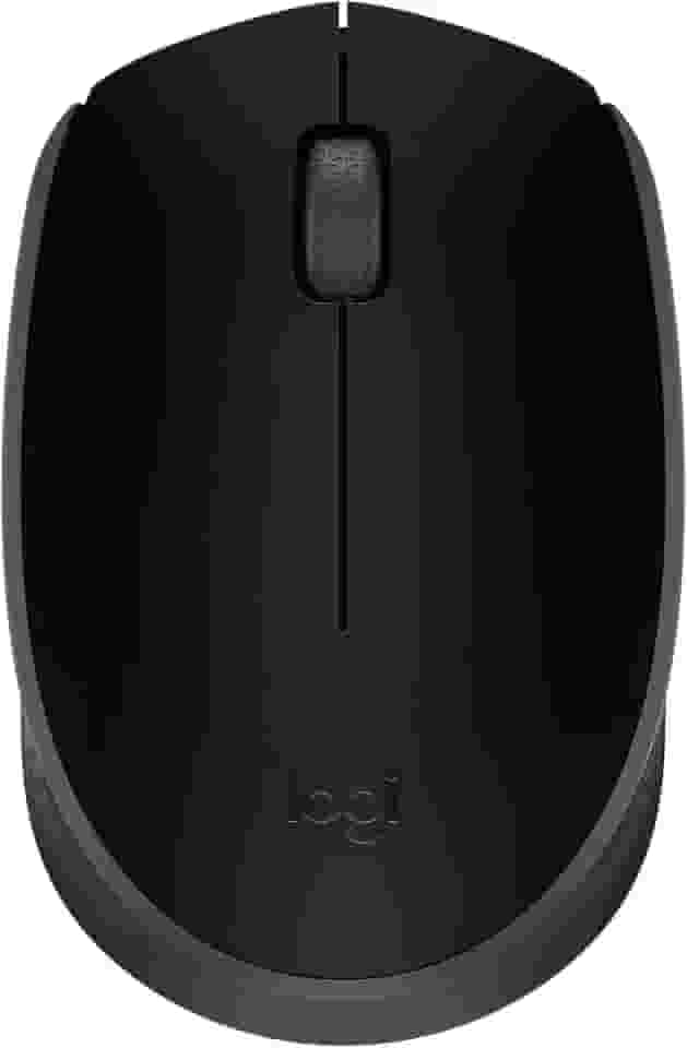 Mouse sem fio Logitech M170 com Design Ambidestro Compacto, Conexão USB e Pilha Inclusa - Preto
