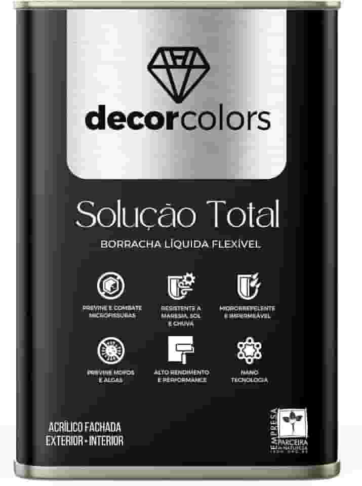 Tinta Borracha Líquida Solução Total 21,5kg - Decor Colors (Branca)