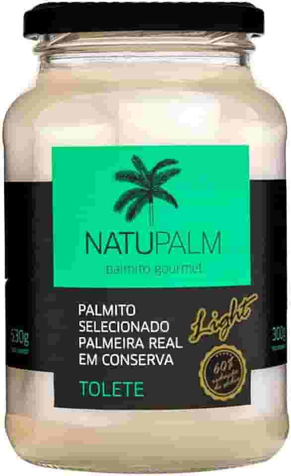 Palmito Palmeira Real Light em Conserva Natupalm 530g