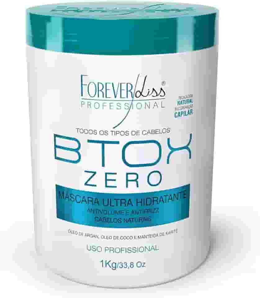 Forever Liss Zero Btox Máscara ultra hidratante orgânica antifrizz 1 kg