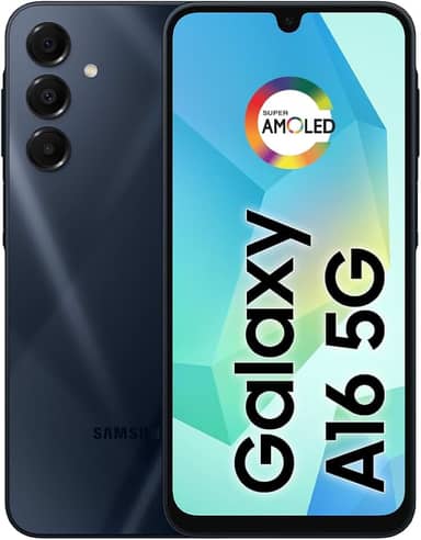 Celular Samsung Galaxy A16 5G, 128GB + 4GB RAM, Câmera de até 50MP, Tela 6.7", NFC, IP54, Bateria 5000 mAh - Azul Escuro