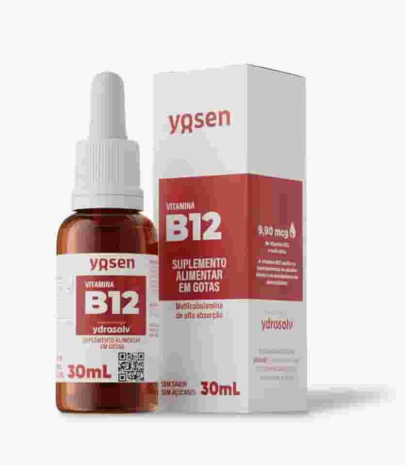 Vitamina B12 de Alta Absorção Ydrosolv Yosen 30ml - Um Novo Conceito em Vitamina B12