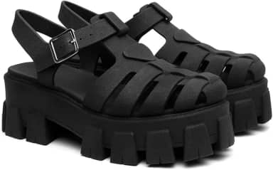 Sandália Feminina Tratorada Confortável Fisherman Aranha