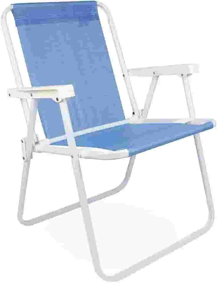 Mor - Cadeira Alta Aço Azul