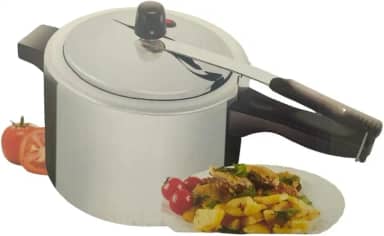 Panela De Pressão Alumínio Polido 3 Litros Cozinha Rápida e Segura para Fogão