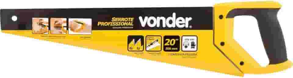 Vonder, Serrote 20', Aço Temperado, Cabo Plástico, Se 020.