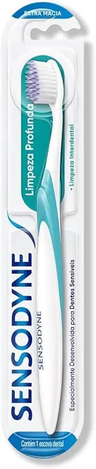 Sensodyne Escova de Dente Extra Macia, Limpeza Profunda, para Dentes Sensíveis, Limpeza Interdental