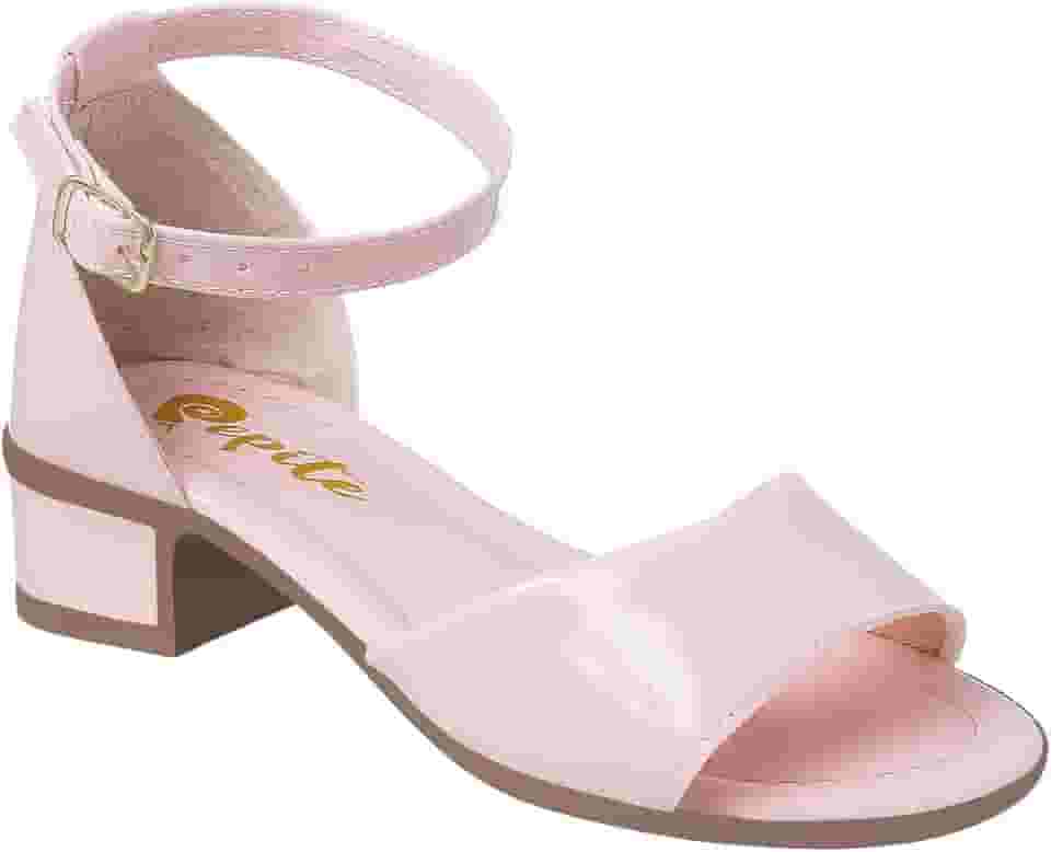 Sandália Feminina Infantil Com Salto Saltinho Social Festa