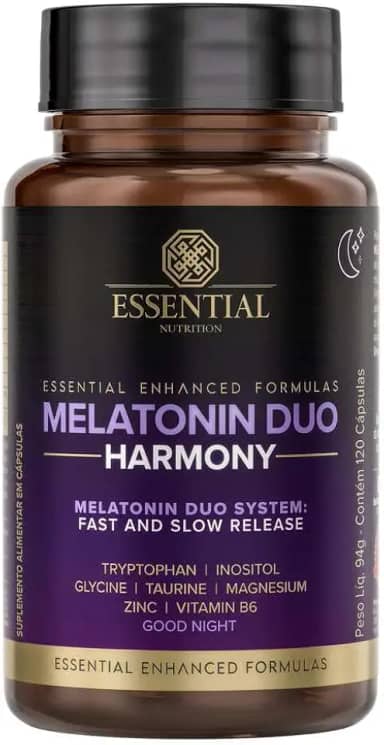 Melatonina Harmony 120Caps - Essential Nutrition