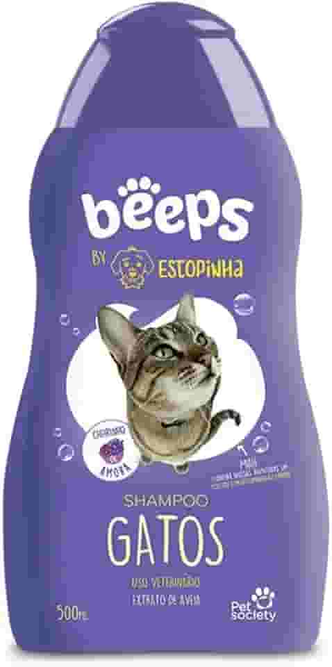 Beeps Estopinha Shampoo Gatos 500ml Beeps para Gatos