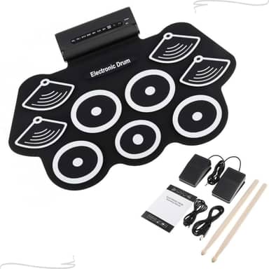 Bateria Eletrônica Portátil Profissional Instrumento Musical 9 Pads Drum