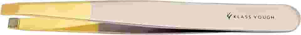 Klass Vough Pinça Reta Ponta Dourada Profissional