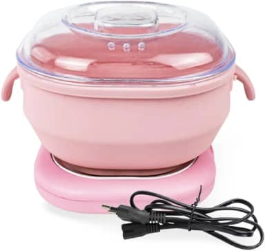 Mini Panela Quente Depilação + 100g Grão Cera + 10 Palitos