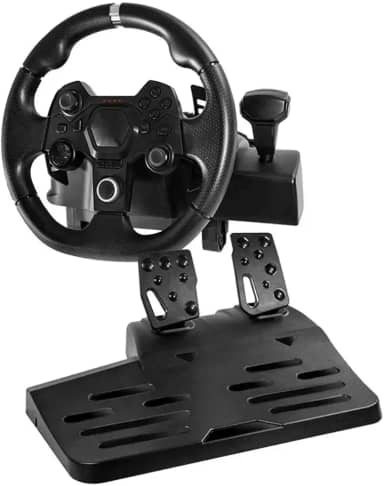 Warrior- JS090 Artaxes Volante Gamer com Force Feedback e Pedal