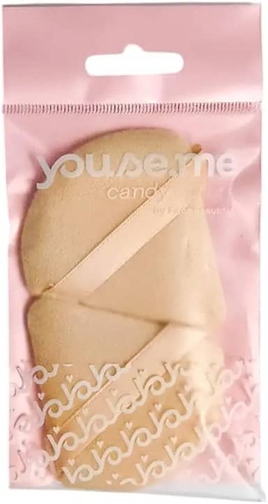 Kit 02 Esponja Triangulo Para Pó Solto e Compacto Youse.me Face Beautiful (Bege)