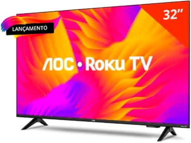 Smart Tv Aoc Dled 32 Wi-fi Roku Tv Quad Core 32s5155/78g