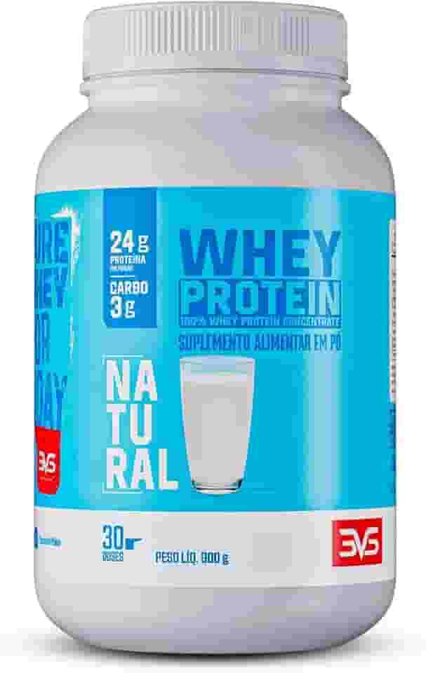 3VS Nutrition Whey 100% Concentrado 900g Sabor Natural