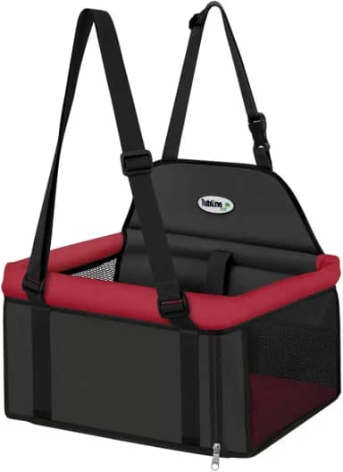 Assento Tubline Transpet Big para Cães Vermelho e Preto