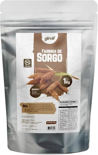 Farinha de Sorgo Integral Sem Gluten 1 Kg