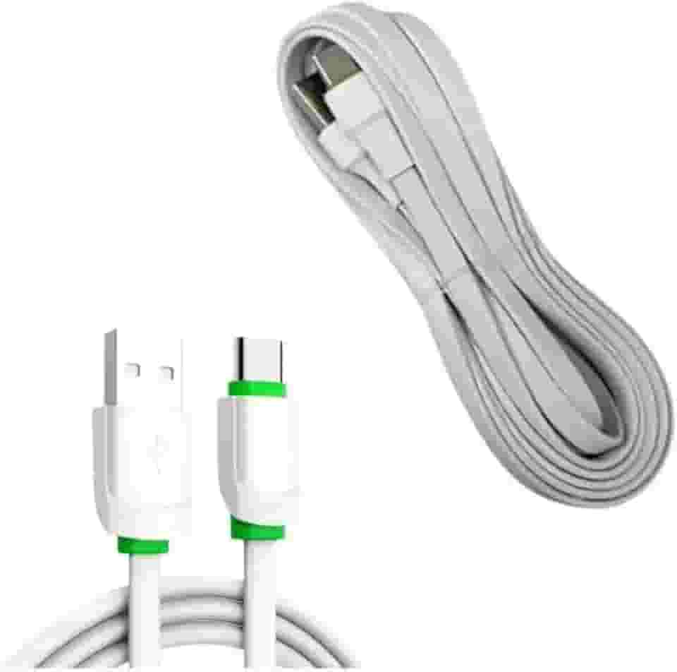 Cabo USB Tipo C, 3 Metros, Cabo De Carga TURBO, Para Carregamento Rápido, Compátivel com Android- QH SHOPP