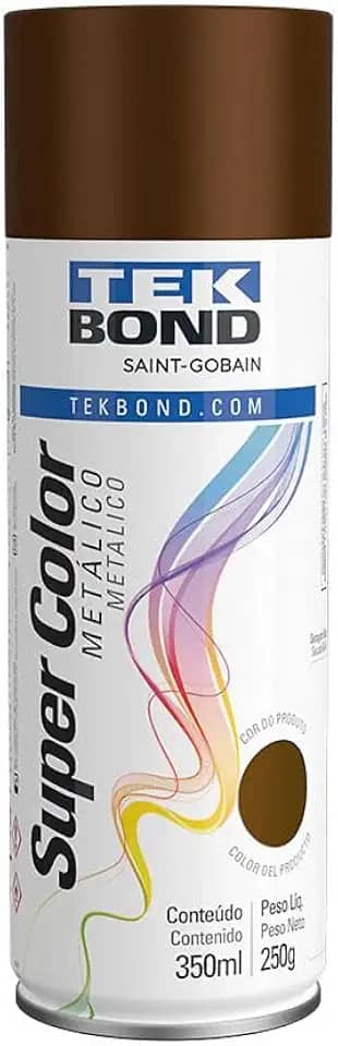 Tinta Spray Marrom 350ml 250g Tekbond