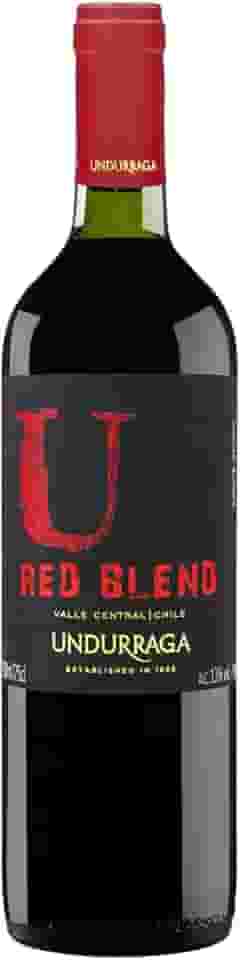Vinho Chileno Tinto Meio Seco Red Blend Undurraga Cabernet Sauvignon Syrah Malbec Valle Central 750ml