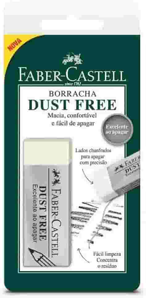 Borracha Dust Free, Faber-Castell, SM/187129, Branca
