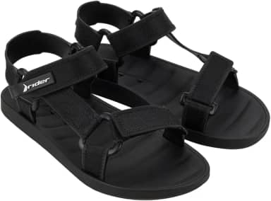 Sandália Masculina Rider Free Style Esportiva Moto Caminhada Trabalho com Adesivo Colante PVC Reforçado