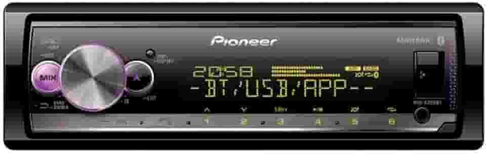 Som automotivo Pioneer MVH X3000 com USB e bluetooth