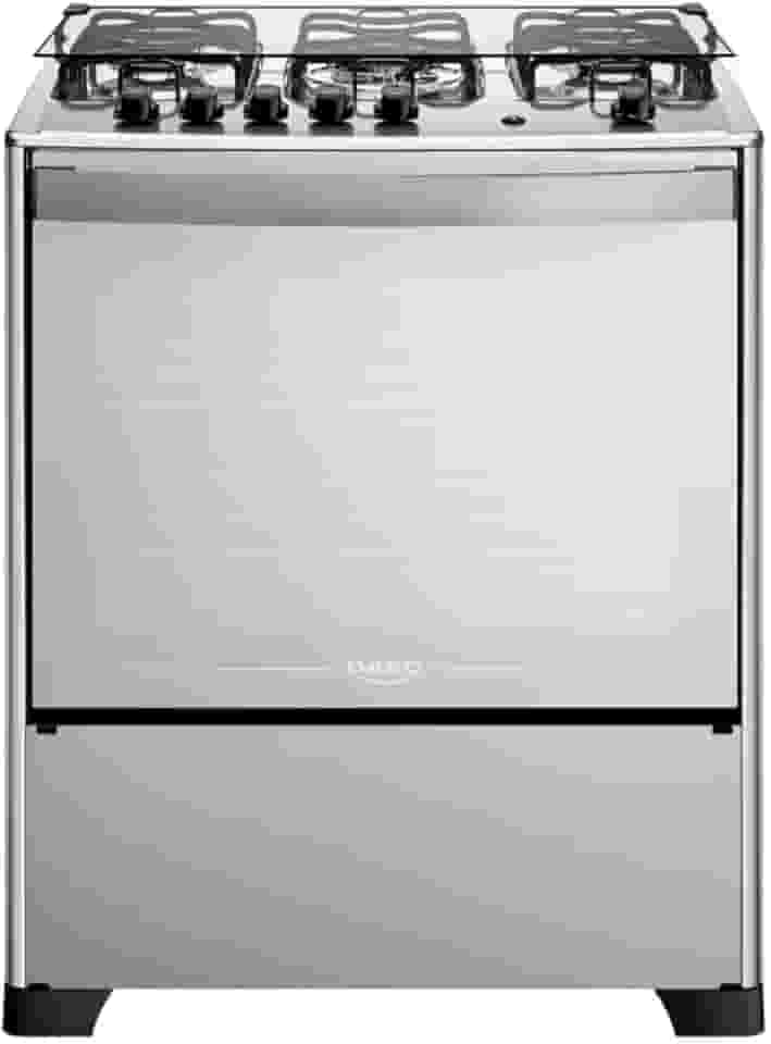 Fogão 5 Bocas Espelhado com Mesa de Inox Dako Magister Inox Style Bivolt