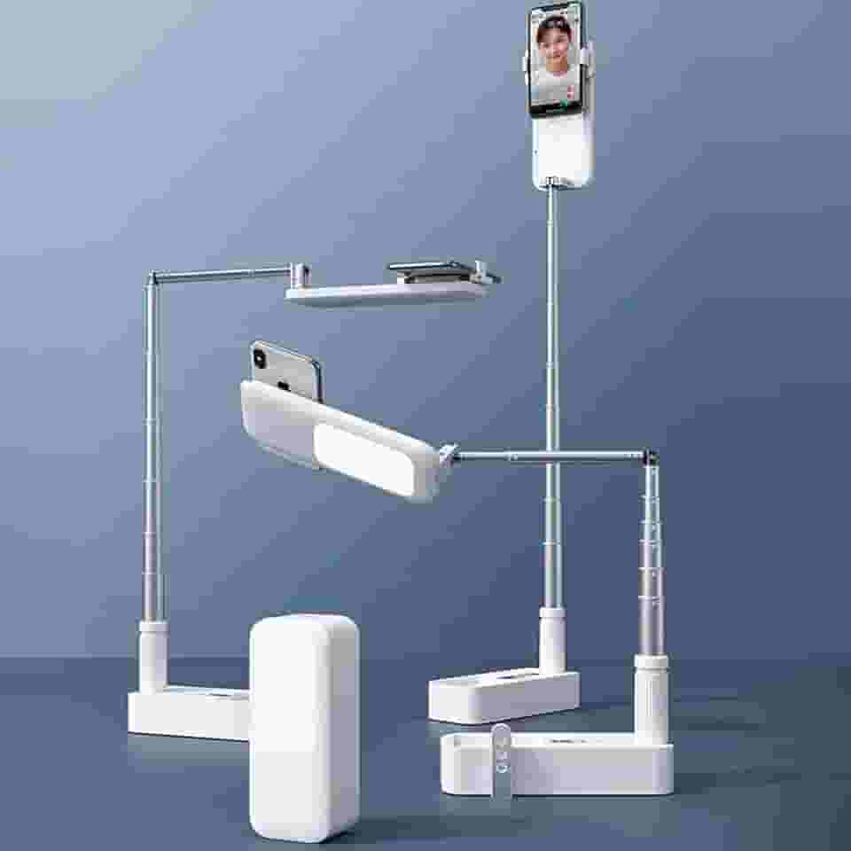 Luminária Ring Light Multifuncional Iluminador Make Celular (Branco)