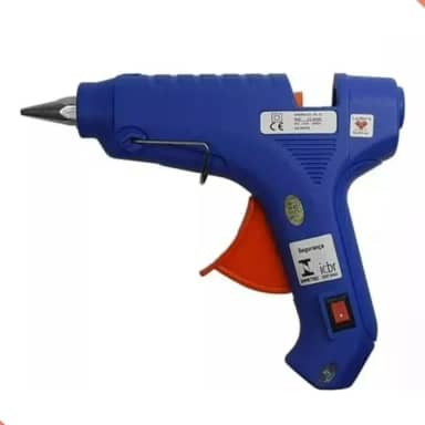 Pistola De Cola Quente 60W Bivolt Bico Fino Botão Liga Desliga