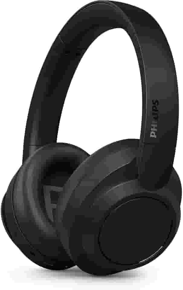 PHILIPS, Headphone Bluetooth, TAH6509BK/00, Com Cancelamento de Ruído Ativo ANC, Até 70 horas de bateria, Preto