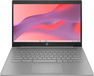 HP Chromebook, Intel Celeron, tela LED HD de 14 polegadas, 4 GB de RAM, 14a-ne1013dx, cinza moderno, armazenamento eMMC de 64 GB, gráficos Intel UHD