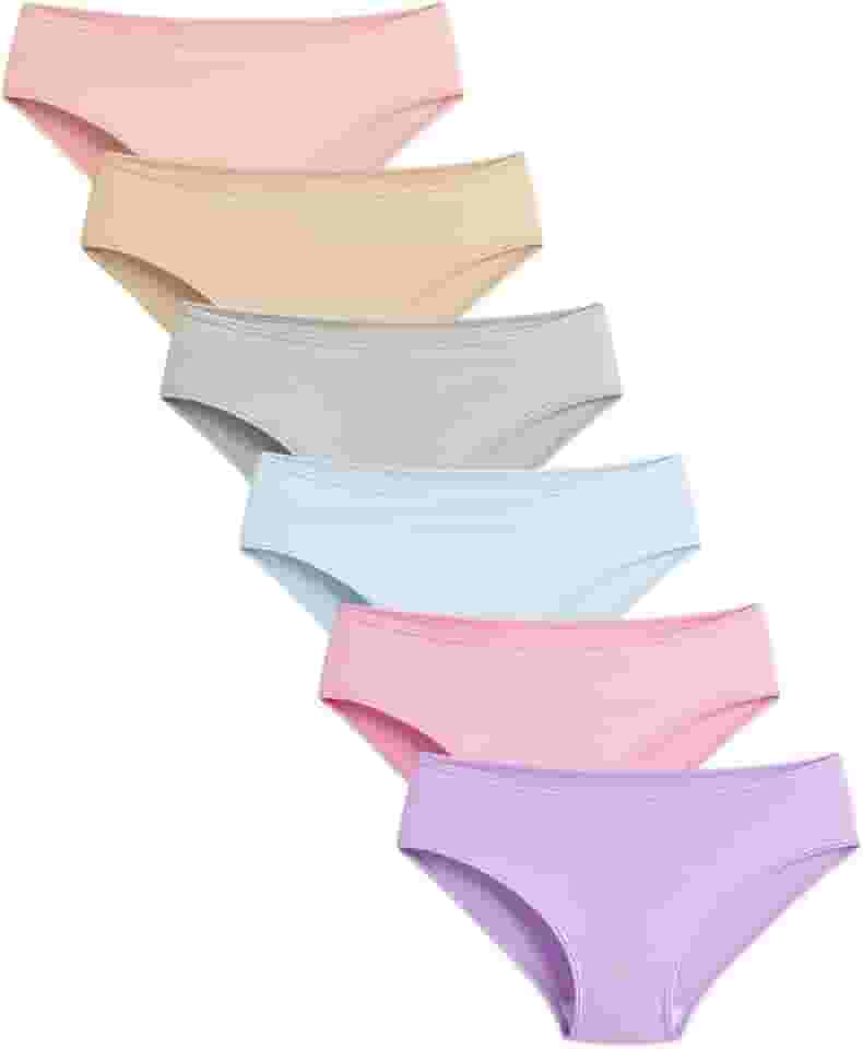 Calcinha Infantil Lisa Kit 6 Peças Premium DCP Kids