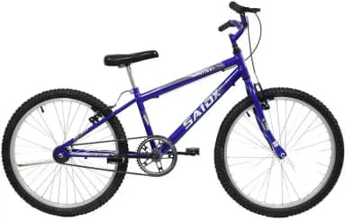 Bicicleta Aro 24 Bike Sem Marchas Feminina e Masculina Saidx Premium, Quadro em Aço, Freio V-Brake