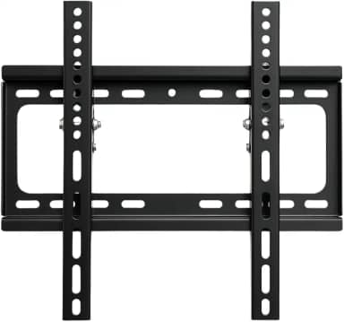 Suporte para TV Forte até 50kg - Aço Reforçado para TVs 26-63 Polegadas - Suporte de Parede Fixo Preto com Nível e Inclinação - Universal para Todas Marcas de Televisão Gurumania